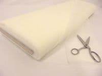 Dress Net 100% Polyester Tulle Fabric Material - IVORY